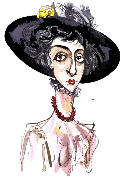 Victoria Mary Vita Sackville-West English poet and novelist; caricature by Neale Osborne